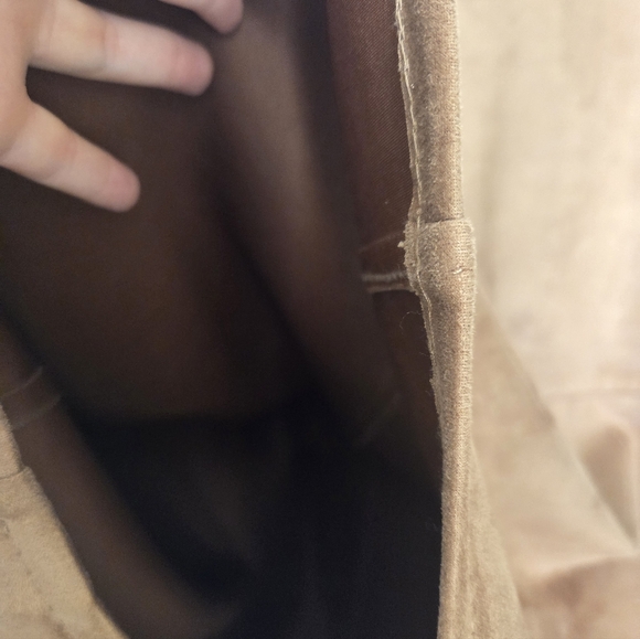 Max Studio Suede Autumn Skies Midi Skirt - Picture 4 of 8